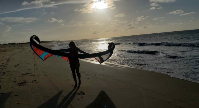 Um paraíso mundial de kitesurf no Brasil